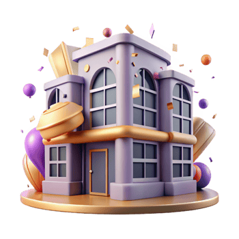extraordinary creative Building Symbol Isolated with Multiple Windows high quality png