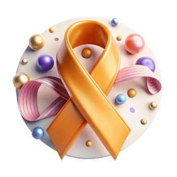 dramatic classic Endangered Species Awareness Ribbon Isolated Cutout genuine png