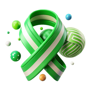 impressive vintage Climate Change Awareness Ribbon Isolated Element high resolution png