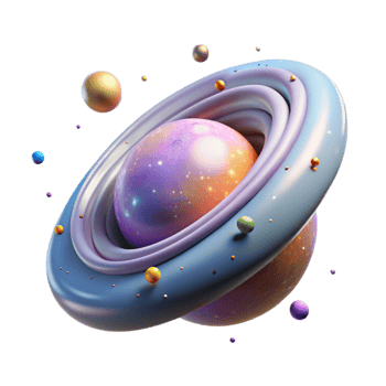 impressive classic Distant Quasar Isolated on Transparent Background authentic png
