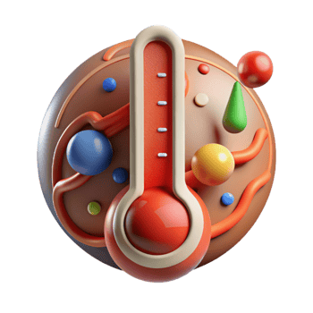 impressive rustic Global Warming Thermometer Rising Cutout with Red Mercury Rising png