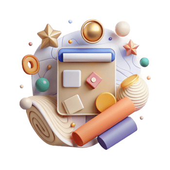 elegant abstract Digital Library Interface Search Bar Transparent Background exclusive png