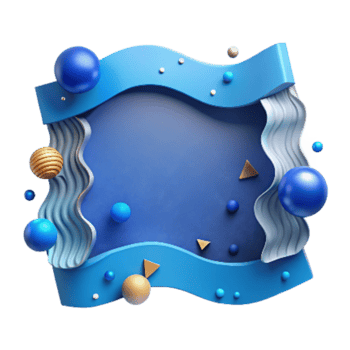extraordinary creative Empty Ocean Cutout Blue Gradient Background professional png