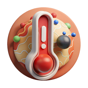 elegant vintage Global Warming Thermometer Rising Cutout with Red Mercury Rising high quality png