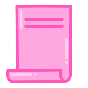 Pink Paper Icon png