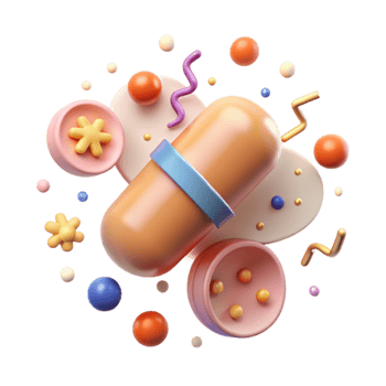 serene modern Antiviral Medication Icon Transparent Background detailed png