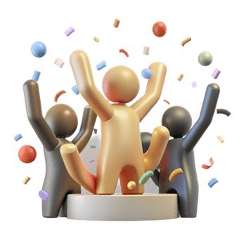 dramatic traditional Cheering Crowd Silhouette Cutout Isolated high resolution png