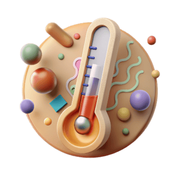 magnificent minimalist Global Warming Thermometer with Rising Temperature Transparent Background detailed png