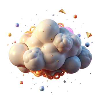serene classic Cloud Formation at Sunset Cutout detailed png