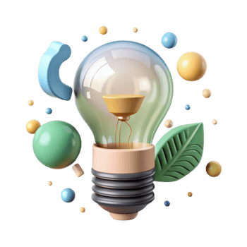 elegant rustic Eco Friendly Light Bulb Shining Isolated premium png