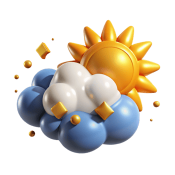 beautiful rustic Bright Sunbeam Through Clouds Cutout Element high resolution png