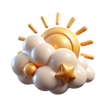 vibrant classic Bright Sunbeam Through Clouds Cutout Element exclusive png