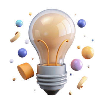 impressive classic Animated Light Bulb Turning on Isolated premium png