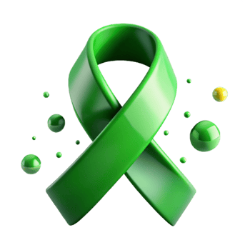 magnificent abstract Deforestation Awareness Ribbon Green Hue Isolated high quality png