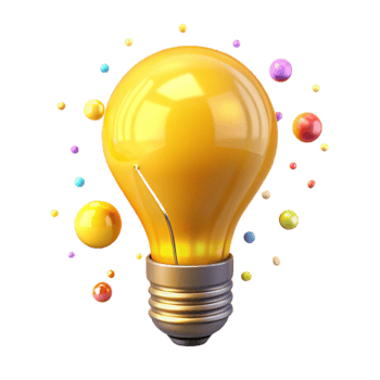 magnificent traditional Bright Yellow Lightbulb Filament Glowing Isolated genuine png