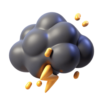 wonderful creative Dark Gray Thundercloud Cutout exclusive png