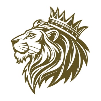 Lion hand drawing illustration design vector