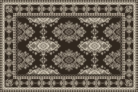 Transform your creative works with the timeless allure of Persian carpet patterns vector