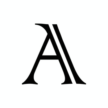 Letter A logo template Creative A Letter initial logo design vector