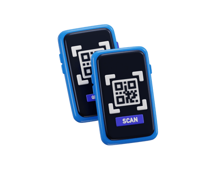 phone qr code scan icon 3d render concept of scans qr code for online payment, money transaction on mobile app service illustration png