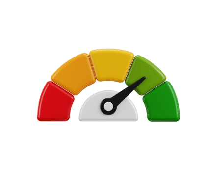 Speedometer icon 3d render concept of tachometer, speedometer, indicators Symbol illustration png