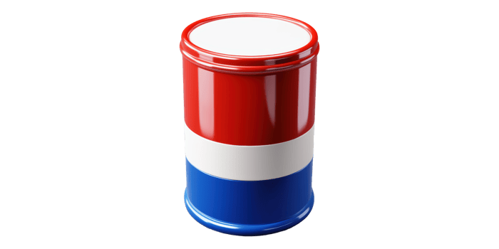 Patriotic USA Drum Isolated on Transparent Background png