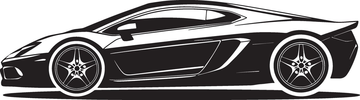Car silhouette design vector