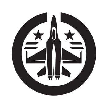 jet plane silhouette vector