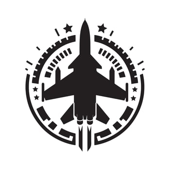 fighter aircraft art vector