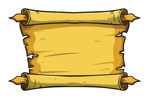 Illustration of an Ancient Scroll vector