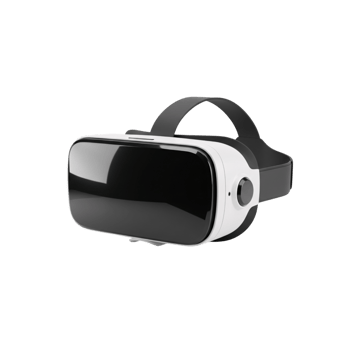 Modern virtual reality headset display. png