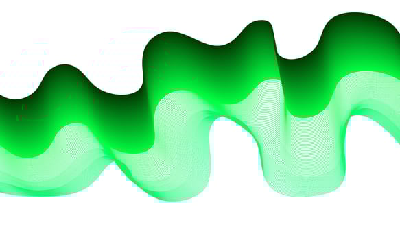 Abstract green wave Background Wallpaper design vector