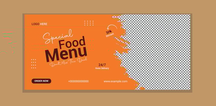 Restaurant Food Banner Design vector