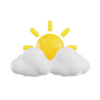 Cloud and Sun Icon png