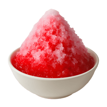 Vibrant snow cone treat refreshing summer festival food display bright outdoor setting enticing transparent background png