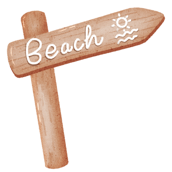 beach sign wooden sign png