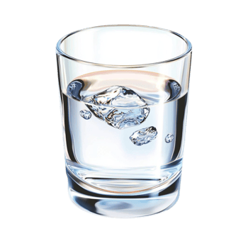 Glass Water Clear Refreshing Beverage Drink, Clear Glass of Fresh Water for a Refreshing and Hydrating Beverage to Quench Your Thirst png