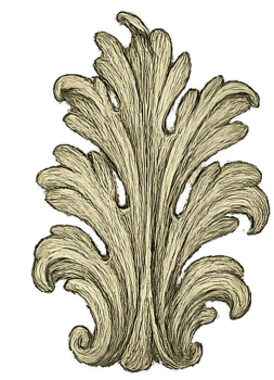 Elegant Vintage Flourish Design for Classical Art and Decor png