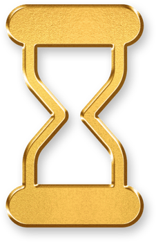 Gold Countdown Icon 3D Glossy Golden Timer Symbol with Metallic Shine and Shadowed Effect for Time Tracking, Event Reminders, and Digital Clock Concepts png
