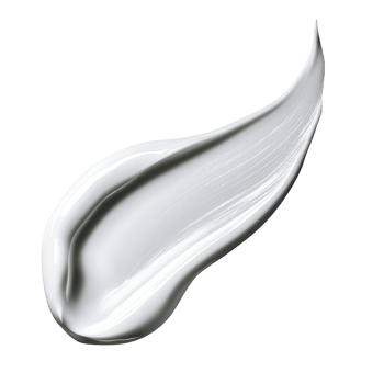 A smooth, creamy white lotion smear with glossy texture on transparent background, ideal for skincare or cosmetic product presentations png