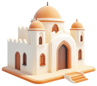Simplified model of a traditional mosque. png