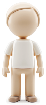 Beige figure in simple, neutral attire. png
