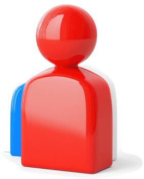 Layered figures representing a group of people. png