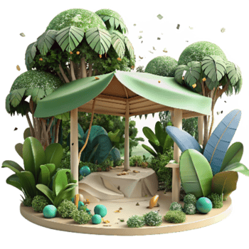 wonderful traditional Rainforest Canopy Aerial View Cutout high quality png