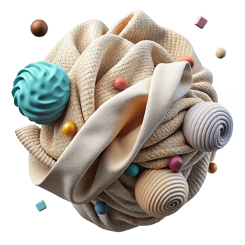 dramatic traditional Natural Cotton Fabric Texture Close Up Cutout premium png