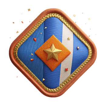 dramatic vintage National Flag Patch Transparent with Stitched Edges high quality png