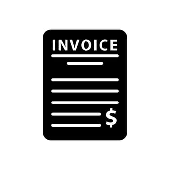 Invoice icon design templates simple vector