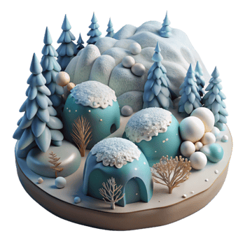 magnificent creative Protecting Winter Habitats Cutout Soft Focus premium png