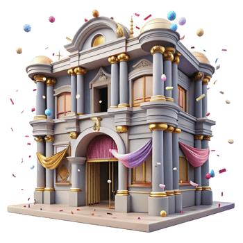 magnificent modern Historic Building Facade Detailed Isolated Element exclusive png