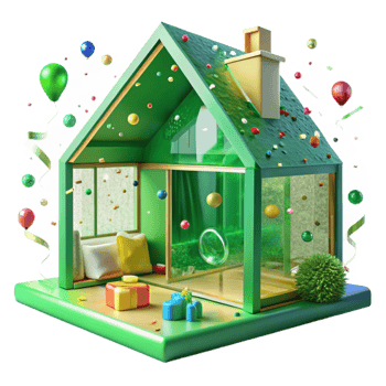 extraordinary traditional Green Living Eco House Interior Transparent detailed png